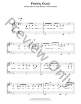 Feeling Good piano sheet music cover